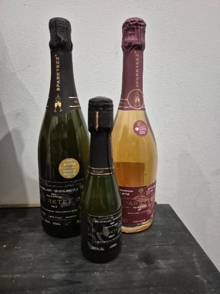 Th&eacute;s p&eacute;tillants BIO sparkling TEA